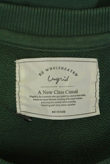 Ungrid（アングリッド）の古着「カレッジロゴスウェットワンピ（ワンピース・チュニック）」大画像６へ