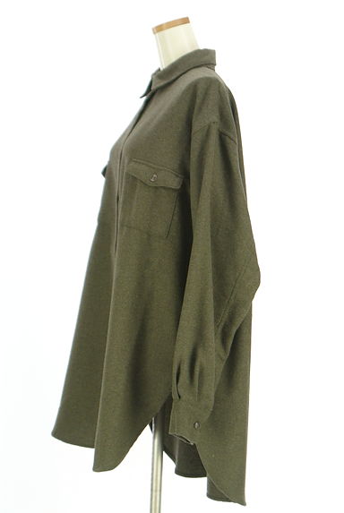 Ungrid（アングリッド）の古着「ビッグシルエット起毛シャツ（ブラウス）」大画像３へ