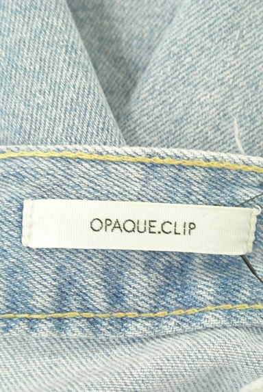 OPAQUE.CLIP（オペークドットクリップ）の古着「タックワイドデニムパンツ（デニムパンツ）」大画像６へ