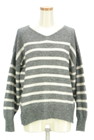 AZUL BY MOUSSY パネルボーダーワイドニットの買取実績