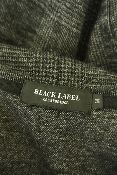 BLACK LABEL CRESTBRIDGE（ブラックレーベル・クレストブリッジ）の古着「チェック柄ニットパーカー（スウェット・パーカー）」大画像６へ