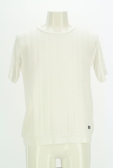 BLACK LABEL CRESTBRIDGE（ブラックレーベル・クレストブリッジ）の古着「ケーブルTシャツ（ニット）」大画像１へ