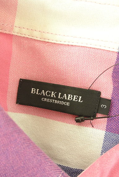 BLACK LABEL CRESTBRIDGE（ブラックレーベル・クレストブリッジ）の古着「チェック柄ボタンダウンシャツ（カジュアルシャツ）」大画像６へ