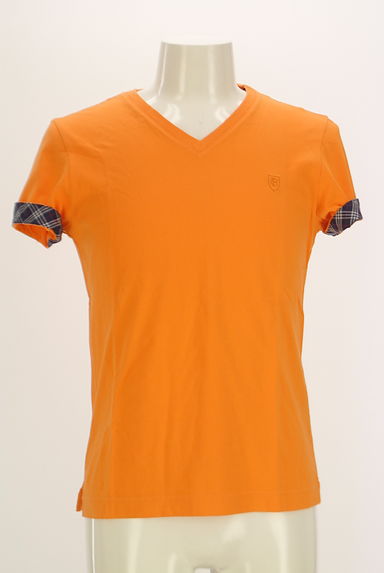 BURBERRY BLACK LABEL（バーバリーブラックレーベル）の古着「VネックTシャツ（Ｔシャツ）」大画像４へ