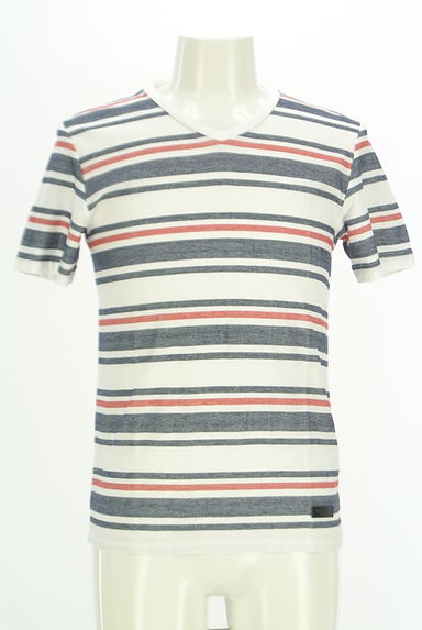 BURBERRY BLACK LABEL（バーバリーブラックレーベル）の古着「マルチボーダーTシャツ（カットソー・プルオーバー）」大画像１へ