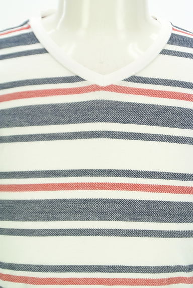 BURBERRY BLACK LABEL（バーバリーブラックレーベル）の古着「マルチボーダーTシャツ（カットソー・プルオーバー）」大画像４へ