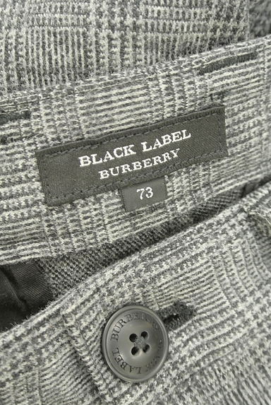 BURBERRY BLACK LABEL（バーバリーブラックレーベル）の古着「グレンチェック起毛パンツ（パンツ）」大画像６へ