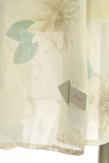 axes femme（アクシーズファム）の古着「オープンショルダー花柄ロングワンピース（ワンピース・チュニック）」大画像５へ