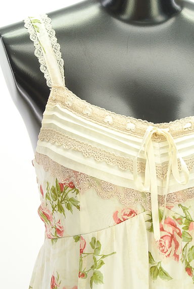 axes femme（アクシーズファム）の古着「花柄膝丈キャミワンピース（キャミワンピース）」大画像４へ