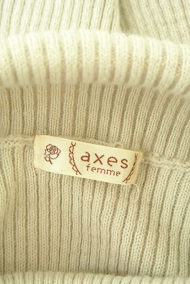 axes femme（アクシーズファム）の古着「レースアップタートルネックリブニット（ニット）」大画像６へ