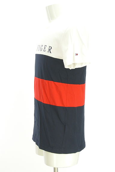 TOMMY HILFIGER（トミーヒルフィガー）の古着「ロゴ×配色Tシャツ（Ｔシャツ）」大画像３へ