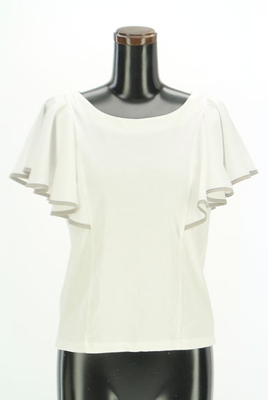 PROPORTION BODY DRESSING（プロポーションボディ ドレッシング）の古着「パイピングラッフルスリーブカットソー（カットソー・プルオーバー）」大画像１へ