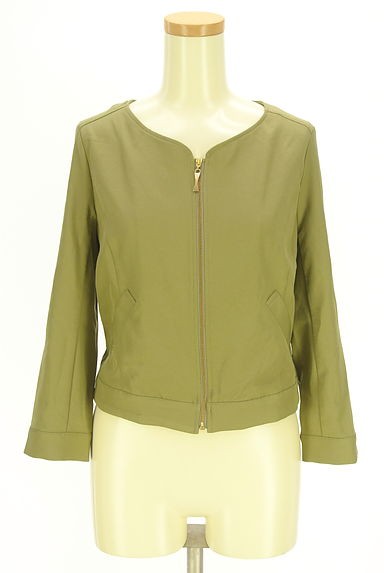 PROPORTION BODY DRESSING（プロポーションボディ ドレッシング）の古着「ノーカラージャケット（ジャケット）」大画像１へ