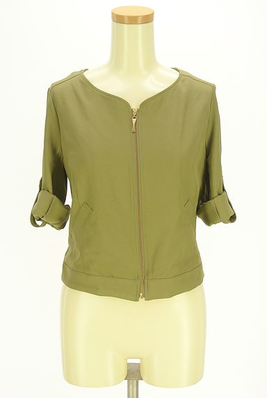 PROPORTION BODY DRESSING（プロポーションボディ ドレッシング）の古着「ノーカラージャケット（ジャケット）」大画像４へ