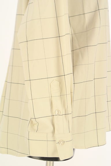 MK MICHEL KLEIN（エムケーミッシェルクラン）の古着「チェックシャツ（ブラウス）」大画像５へ