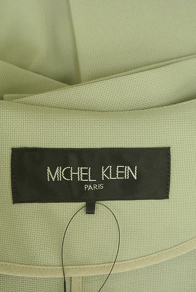 MICHEL KLEIN（ミッシェルクラン）の古着「６分袖ノーカラージャケット（ジャケット）」大画像６へ