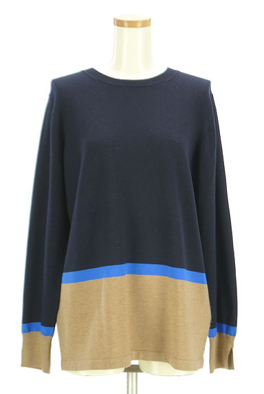 MK MICHEL KLEIN（エムケーミッシェルクラン）の古着「配色ニット（ニット）」大画像１へ