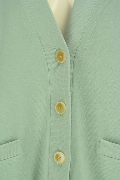 MICHEL KLEIN（ミッシェルクラン）の古着「ドロップショルダーニットカーディガン（カーディガン・ボレロ）」大画像４へ
