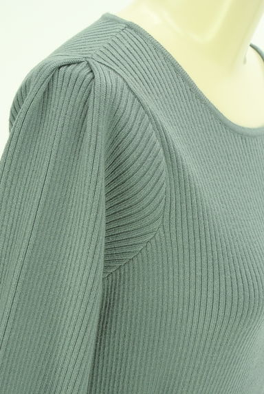 PROPORTION BODY DRESSING（プロポーションボディ ドレッシング）の古着「ベルト付きロングリブニットワンピース（ワンピース・チュニック）」大画像４へ
