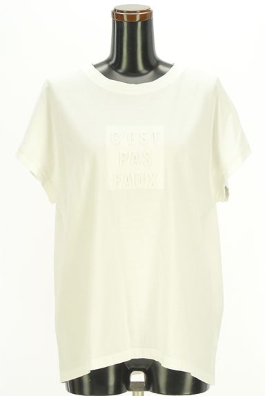Te chichi（テチチ）の古着「Lugnoncure エンボスロゴTシャツ（Ｔシャツ）」大画像１へ