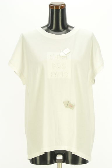 Te chichi（テチチ）の古着「Lugnoncure エンボスロゴTシャツ（Ｔシャツ）」大画像４へ