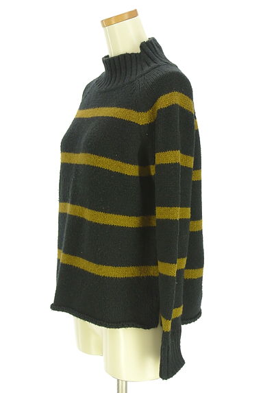 MHL.（エムエイチエル）の古着「モックネックボーダーニット（ニット）」大画像３へ