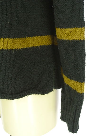 MHL.（エムエイチエル）の古着「モックネックボーダーニット（ニット）」大画像５へ