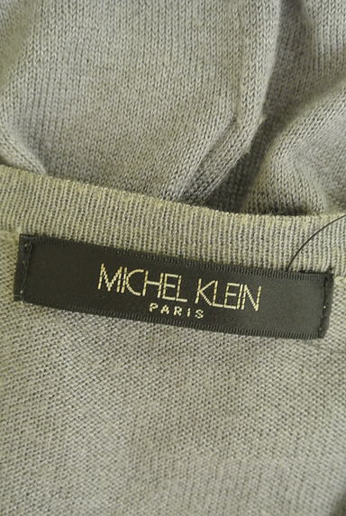 MICHEL KLEIN（ミッシェルクラン）の古着「無地ニットカーディガン（カーディガン・ボレロ）」大画像６へ