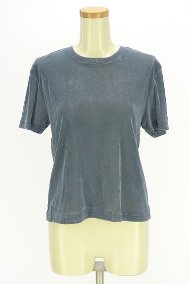 UNITED ARROWS（ユナイテッドアローズ）の古着「green label relaxing ベロア調カットソー（カットソー・プルオーバー）」大画像１へ