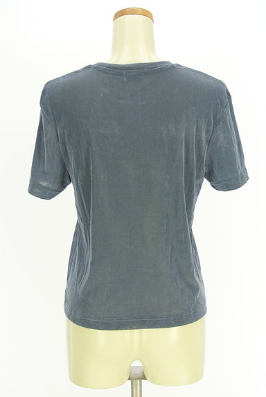 UNITED ARROWS（ユナイテッドアローズ）の古着「green label relaxing ベロア調カットソー（カットソー・プルオーバー）」大画像２へ