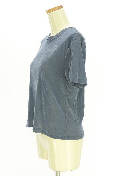 UNITED ARROWS（ユナイテッドアローズ）の古着「green label relaxing ベロア調カットソー（カットソー・プルオーバー）」大画像３へ