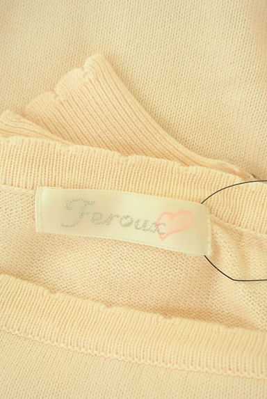 Feroux（フェルゥ）の古着「花柄レースニット（ニット）」大画像６へ
