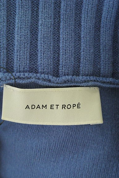 Adam et Rope（アダムエロペ）の古着「レイヤード風ロングニットワンピース（ワンピース・チュニック）」大画像６へ