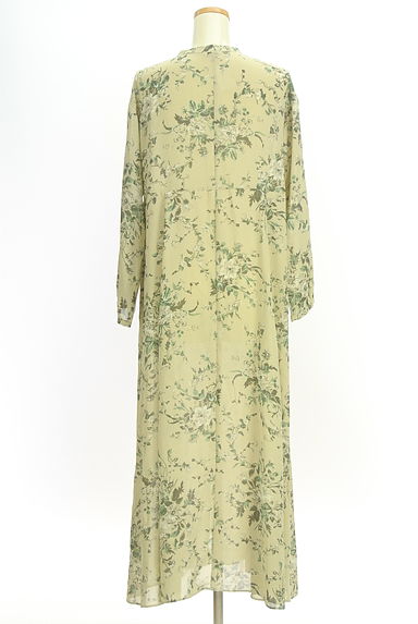 CLANE（クラネ）の古着「花柄ロングシャツワンピース（ワンピース・チュニック）」大画像２へ