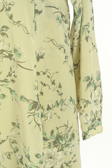CLANE（クラネ）の古着「花柄ロングシャツワンピース（ワンピース・チュニック）」大画像５へ