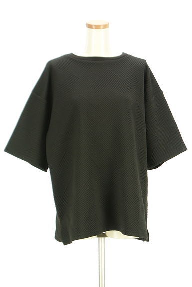 SM2（サマンサモスモス）の古着「オーバーサイズ凹凸デザインTシャツ（カットソー・プルオーバー）」大画像１へ