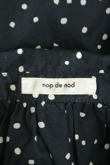 nop de nod（ノップドゥノッド）の古着「ドット柄ドルマンシャツ（ブラウス）」大画像６へ