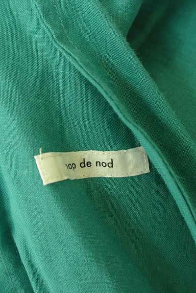 nop de nod（ノップドゥノッド）の古着「ドロストリネンシャツワンピース（ワンピース・チュニック）」大画像６へ