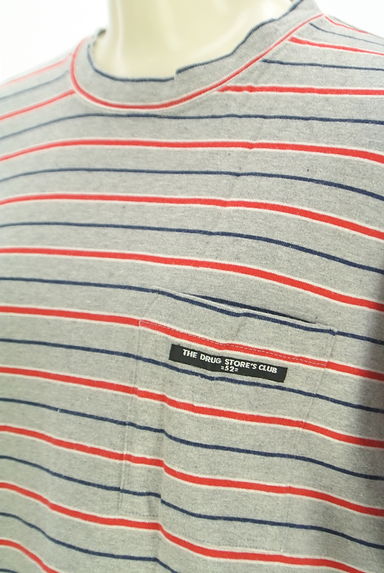 drug store's（ドラッグストアーズ）の古着「マルチボーダーTシャツ（カットソー・プルオーバー）」大画像４へ