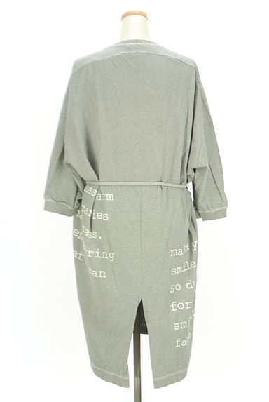 drug store's（ドラッグストアーズ）の古着「ベルト付き膝下丈Tシャツワンピース（ワンピース・チュニック）」大画像２へ