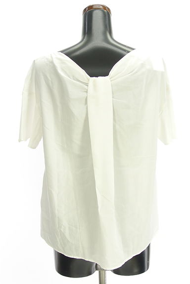NATURAL BEAUTY BASIC（ナチュラルビューティベーシック）の古着「バックタックボートネックカットソー（カットソー・プルオーバー）」大画像２へ
