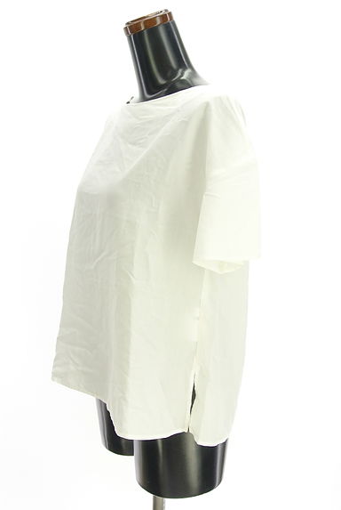 NATURAL BEAUTY BASIC（ナチュラルビューティベーシック）の古着「バックタックボートネックカットソー（カットソー・プルオーバー）」大画像３へ