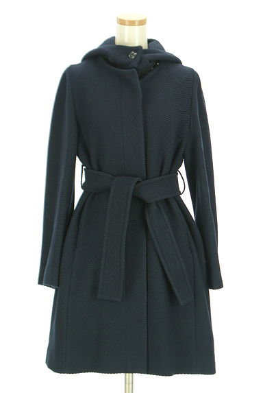 Adam et Rope（アダムエロペ）の古着「ベルト付きロングコート（コート）」大画像１へ