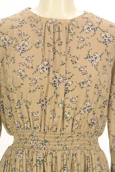 PROPORTION BODY DRESSING（プロポーションボディ ドレッシング）の古着「花柄ミモレシフォンワンピース（ワンピース・チュニック）」大画像４へ