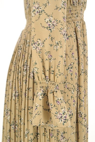 PROPORTION BODY DRESSING（プロポーションボディ ドレッシング）の古着「花柄ミモレシフォンワンピース（ワンピース・チュニック）」大画像５へ