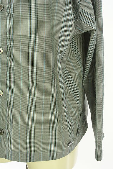 ZUCCa（ズッカ）の古着「ボリュームネックチェックカットソー（カットソー・プルオーバー）」大画像５へ