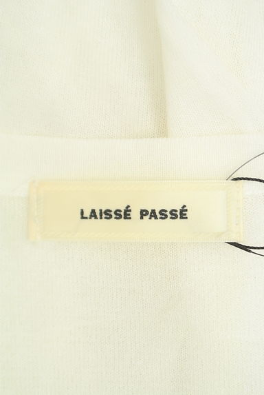 LAISSE PASSE（レッセパッセ）の古着「ラインストーンボタンシアーニットカーデ（カーディガン・ボレロ）」大画像６へ