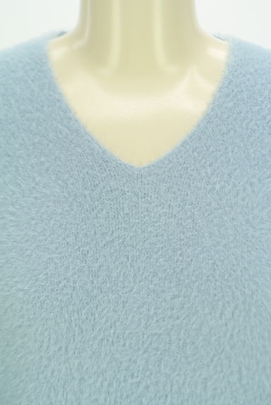 OPAQUE.CLIP（オペークドットクリップ）の古着「ふわふわVネックニット（セーター）」大画像４へ