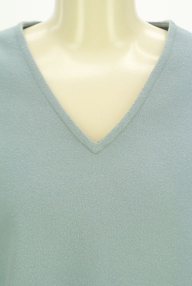 UNITED ARROWS（ユナイテッドアローズ）の古着「green label relaxing Vネック起毛トップス（カットソー・プルオーバー）」大画像４へ