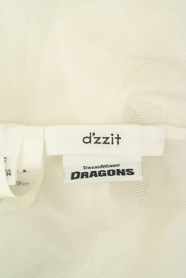 d'zzit（ディジット）の古着「ラインストーンロゴハイネックシアーカットソー（カットソー・プルオーバー）」大画像６へ